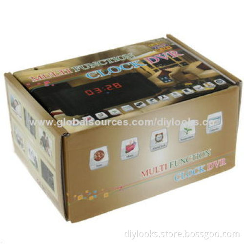 720P H.264 Multifunctional Table Clock Spy Hidden Camera Mini DVR with Remote